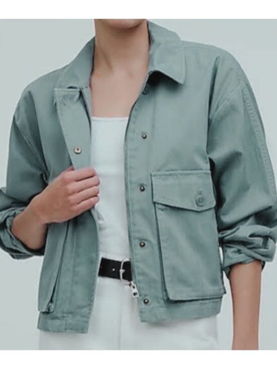 Madewell Jackets & Blazers - MADEWELL Cropped Cargo Jacket S